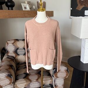 Madewell Patch Pocket Front Knit Sweater